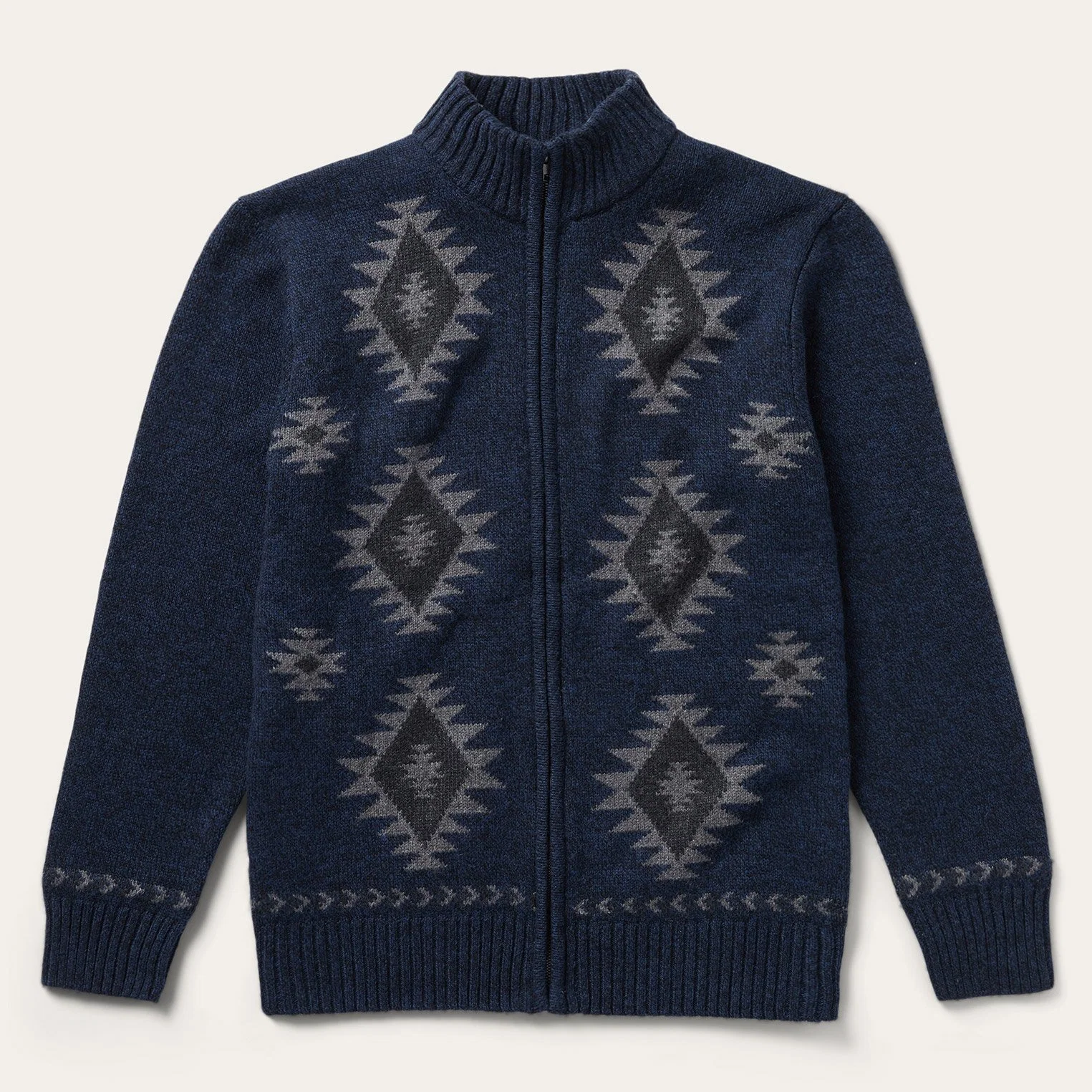 Navy Aztec Cardigan