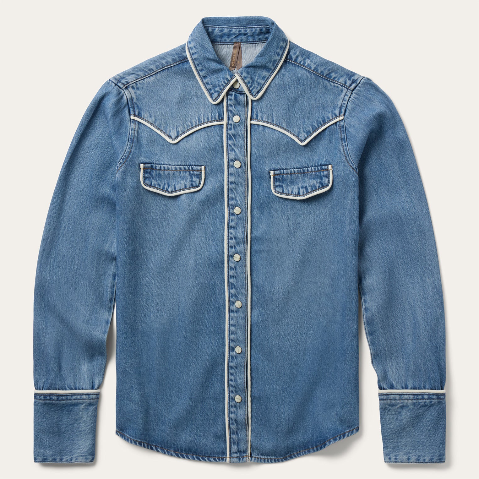 Piped Denim Shirt