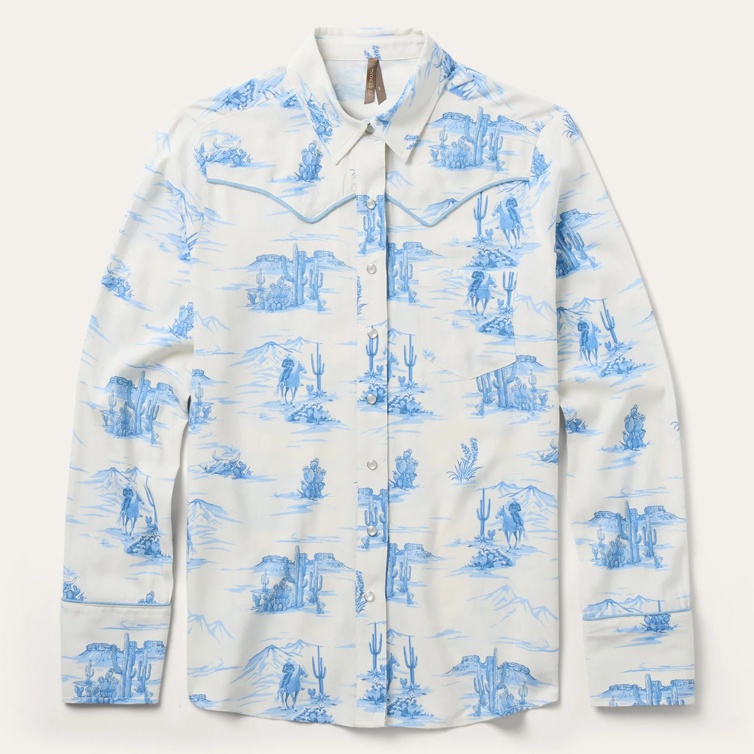 Indigo Trail Print Shirt