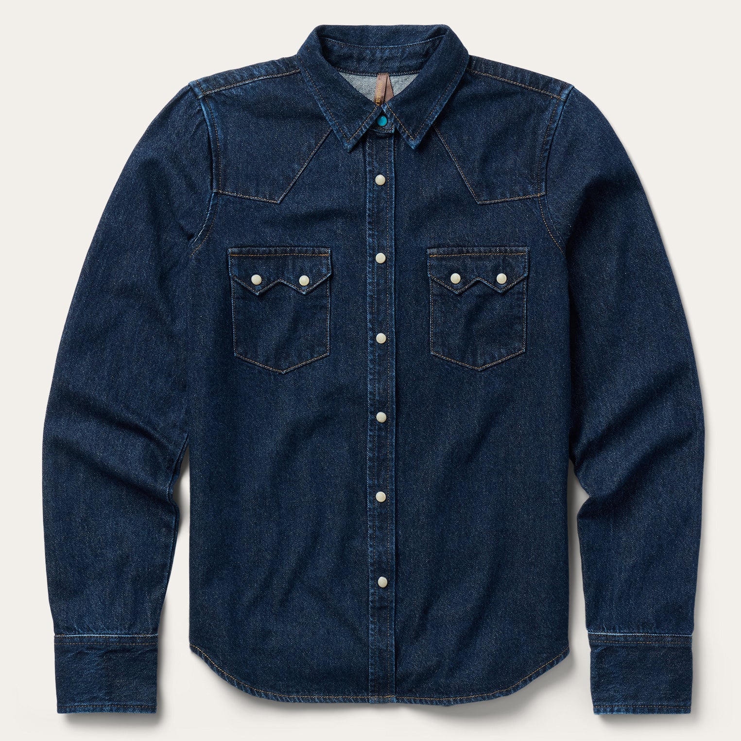 Raw Denim Western Shirt