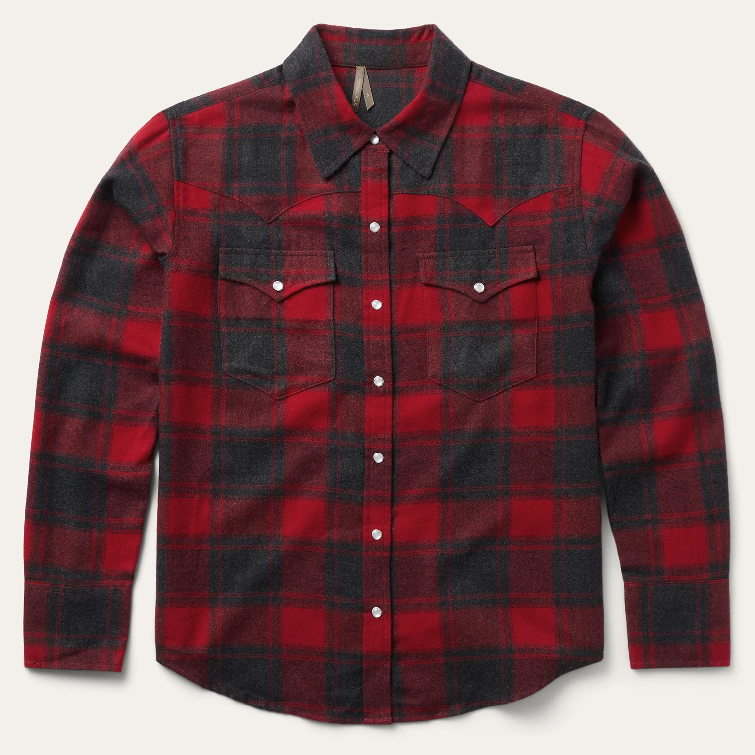 Buffalo Plaid Flannel Western Shirt