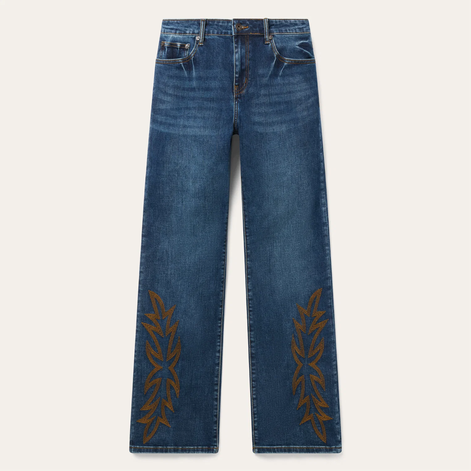 641 Mid-Rise Loose Bootcut Jeans