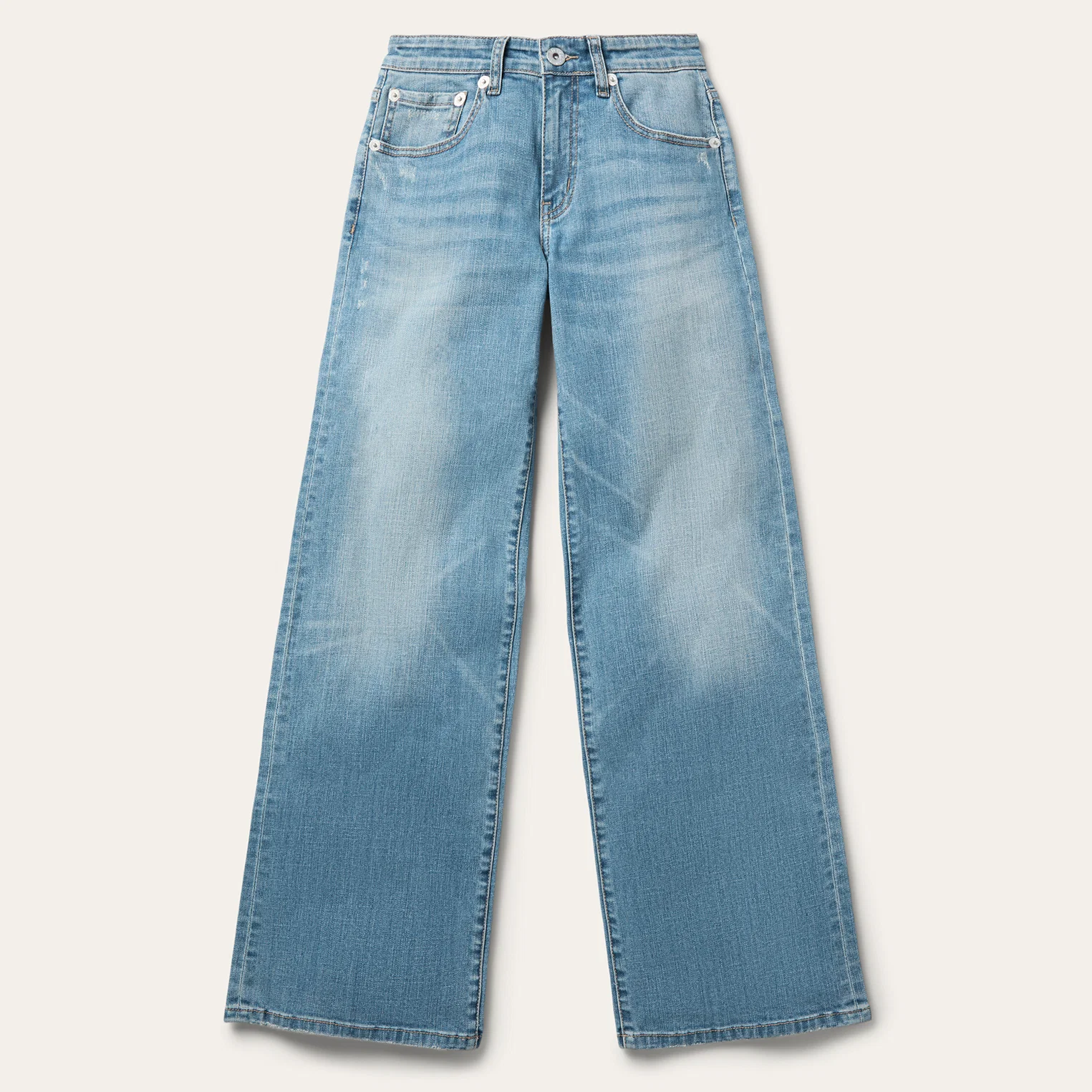 675 Mid-Rise Wide Leg Jeans