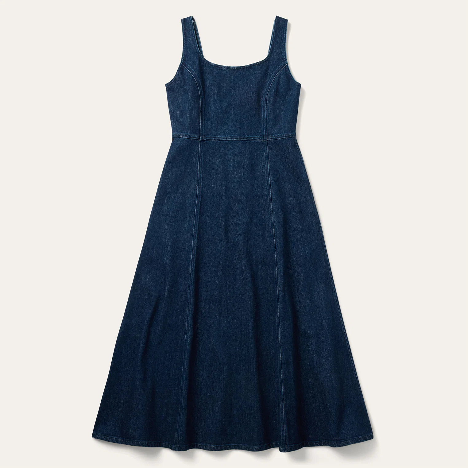 Stretch Denim Tank Dress