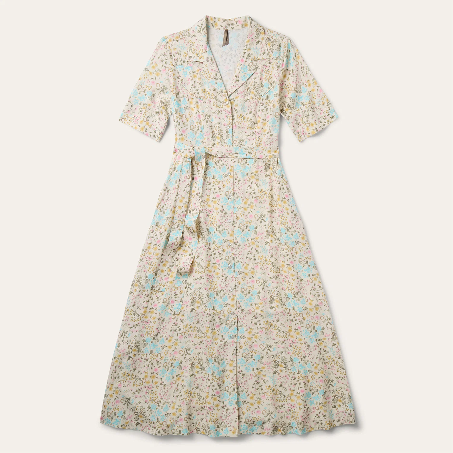 Prairie Floral Short Sleeve Dress