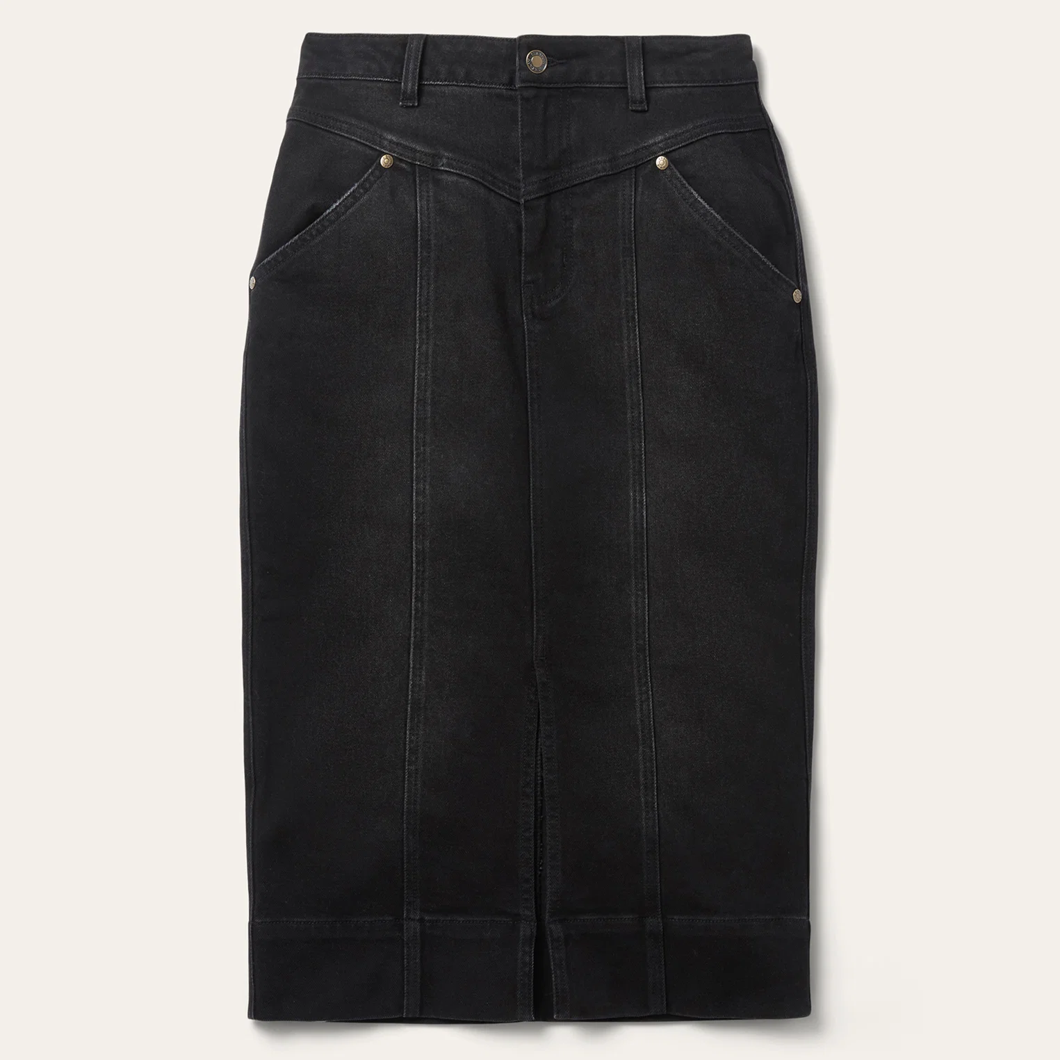 Denim Maxi Skirt