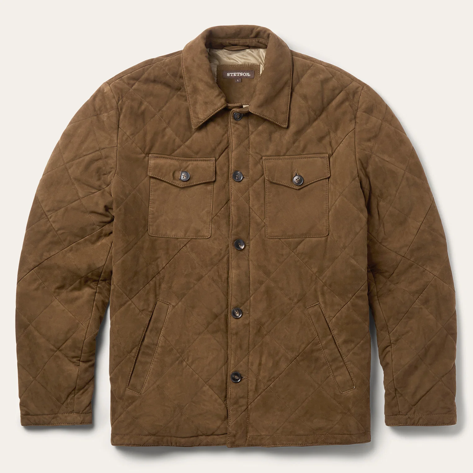 Quilted Suede Jacket