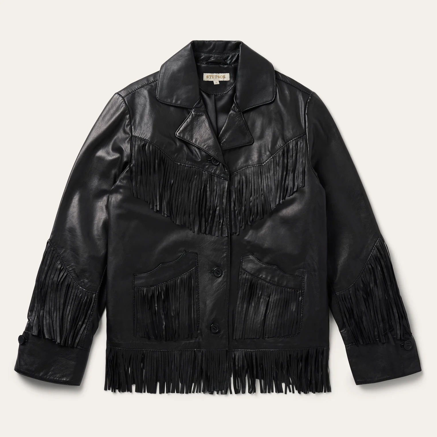 Fringe Leather Jacket