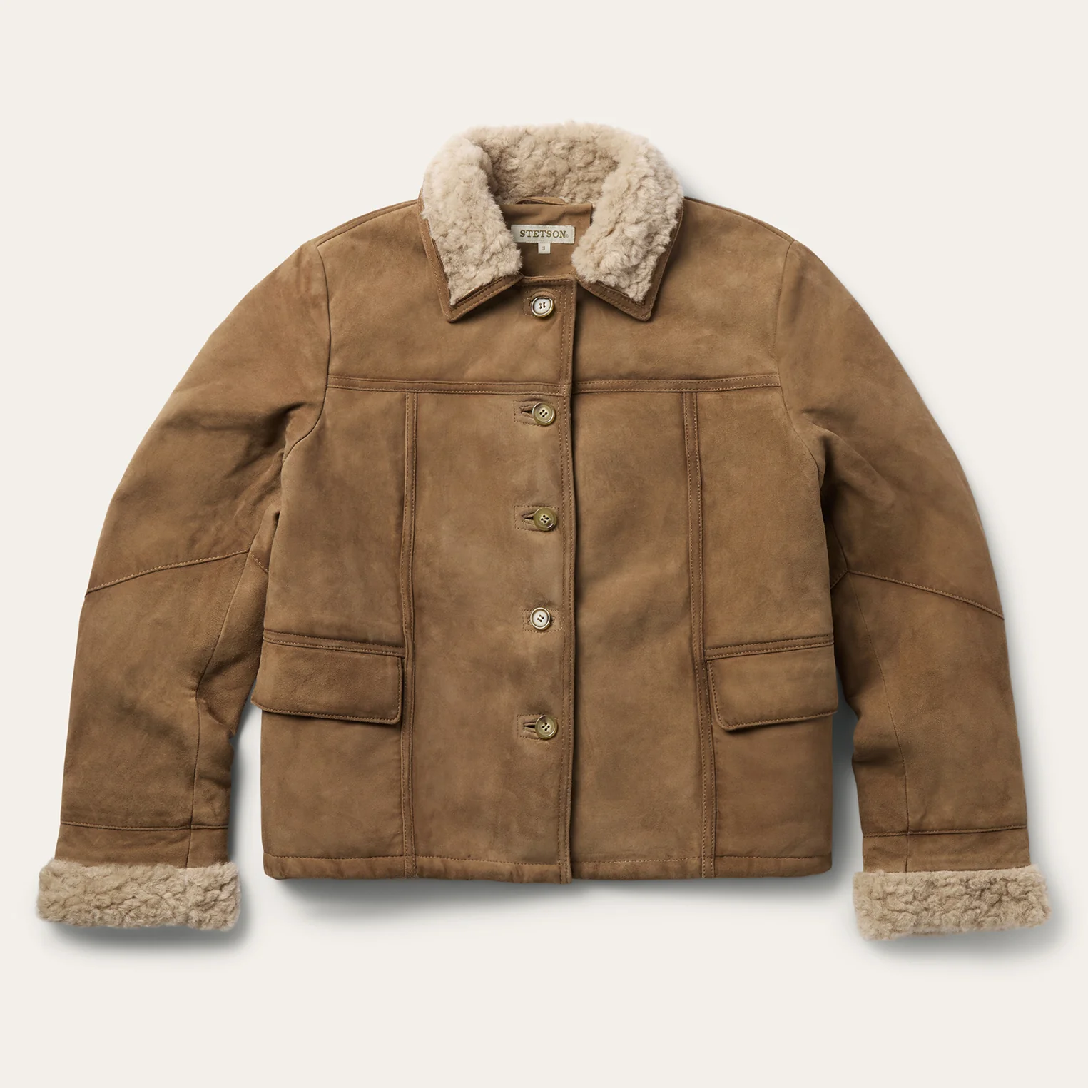 Suede Shearling Jacket