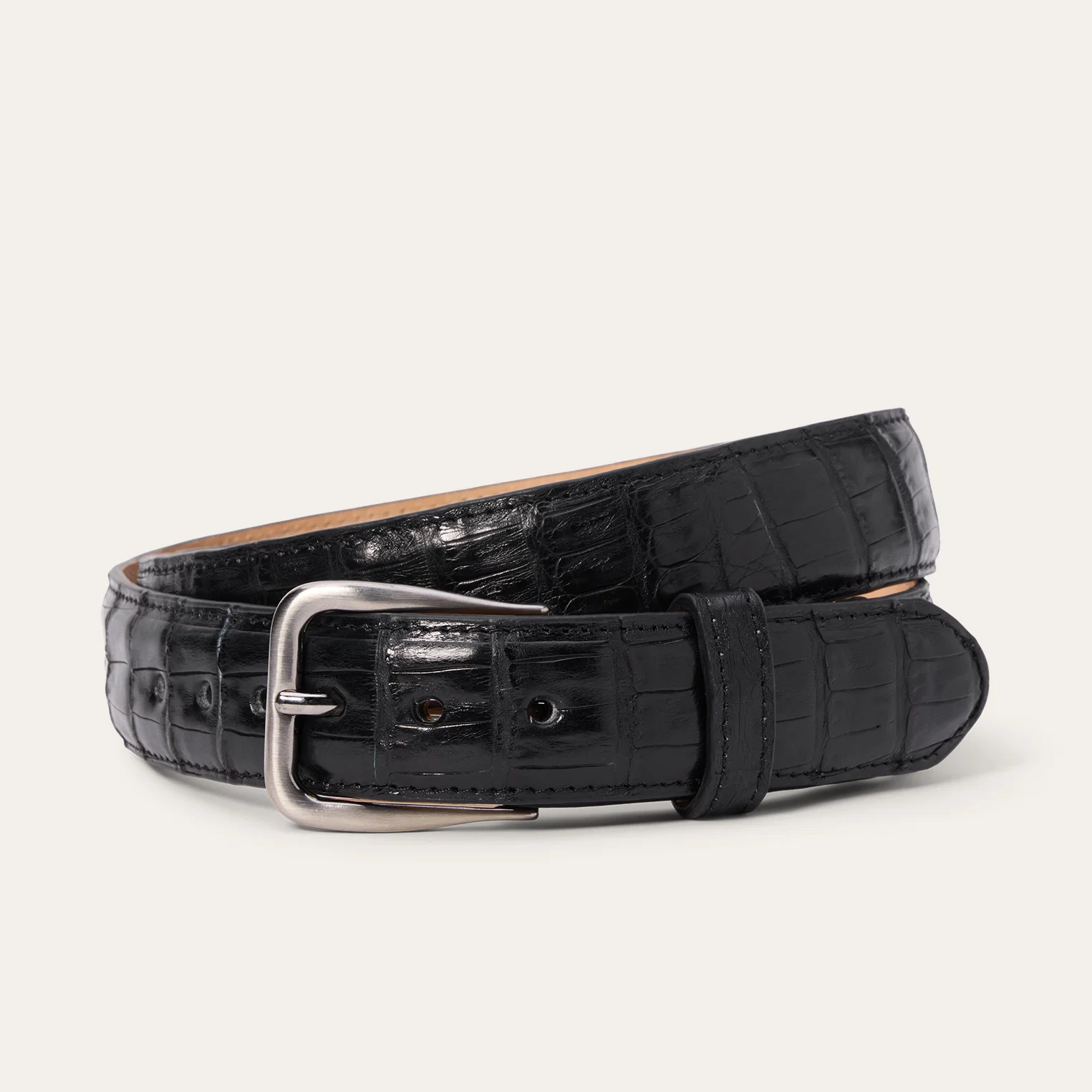 Caiman Western Tab Belt - 1 1/4 Width