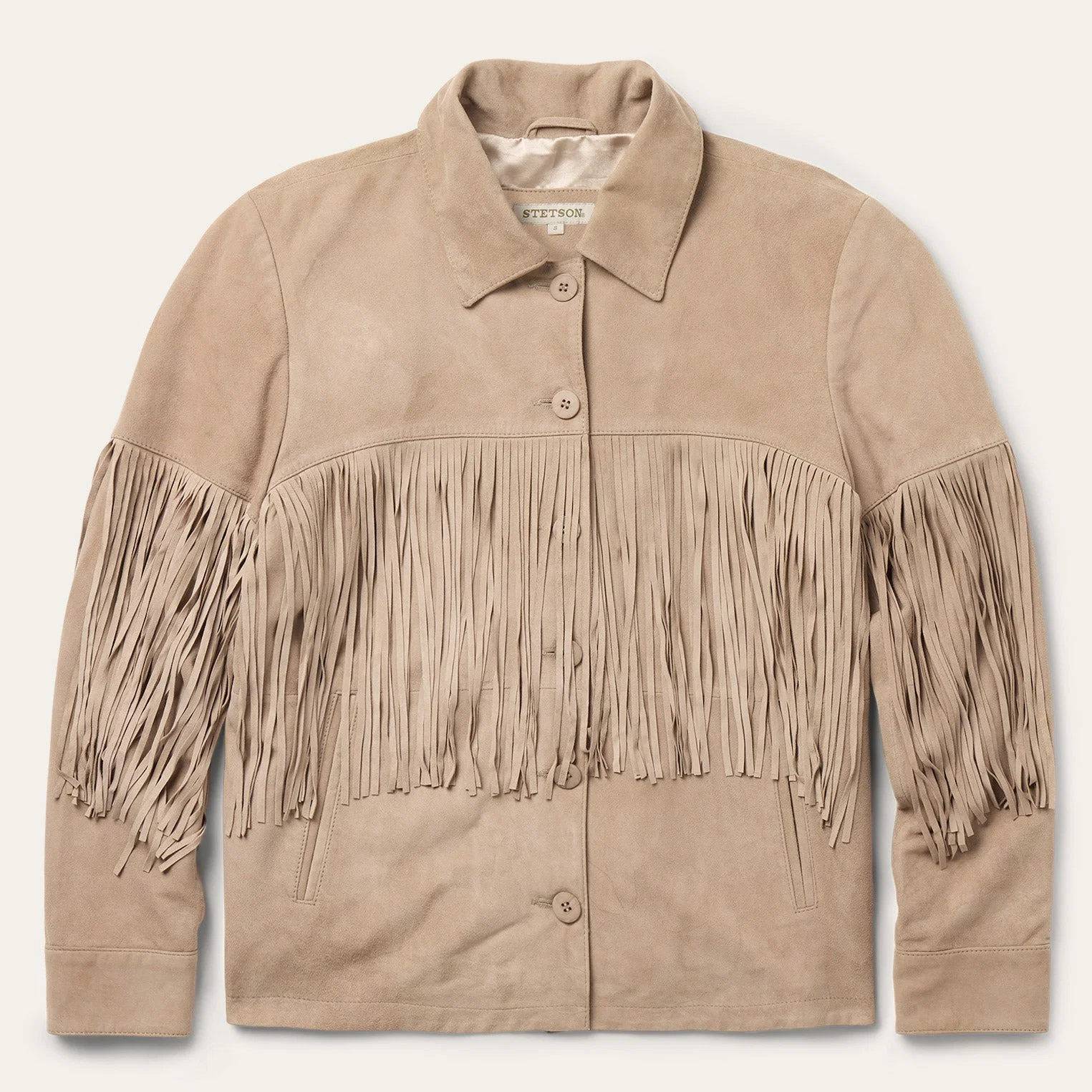 Suede Fringe Jacket