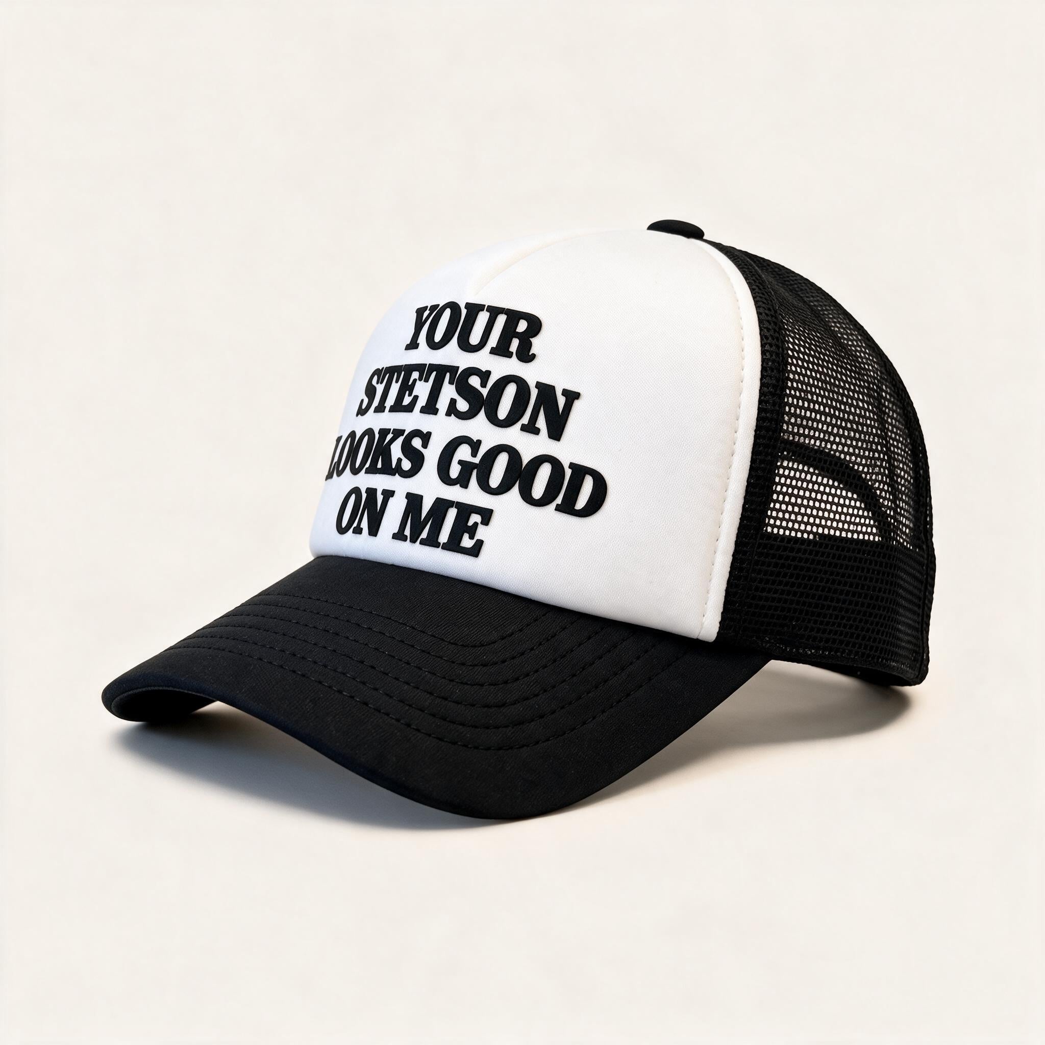 Stetson x Carter Faith Your Stetson Looks Good On Me Trucker Hat - Image 5