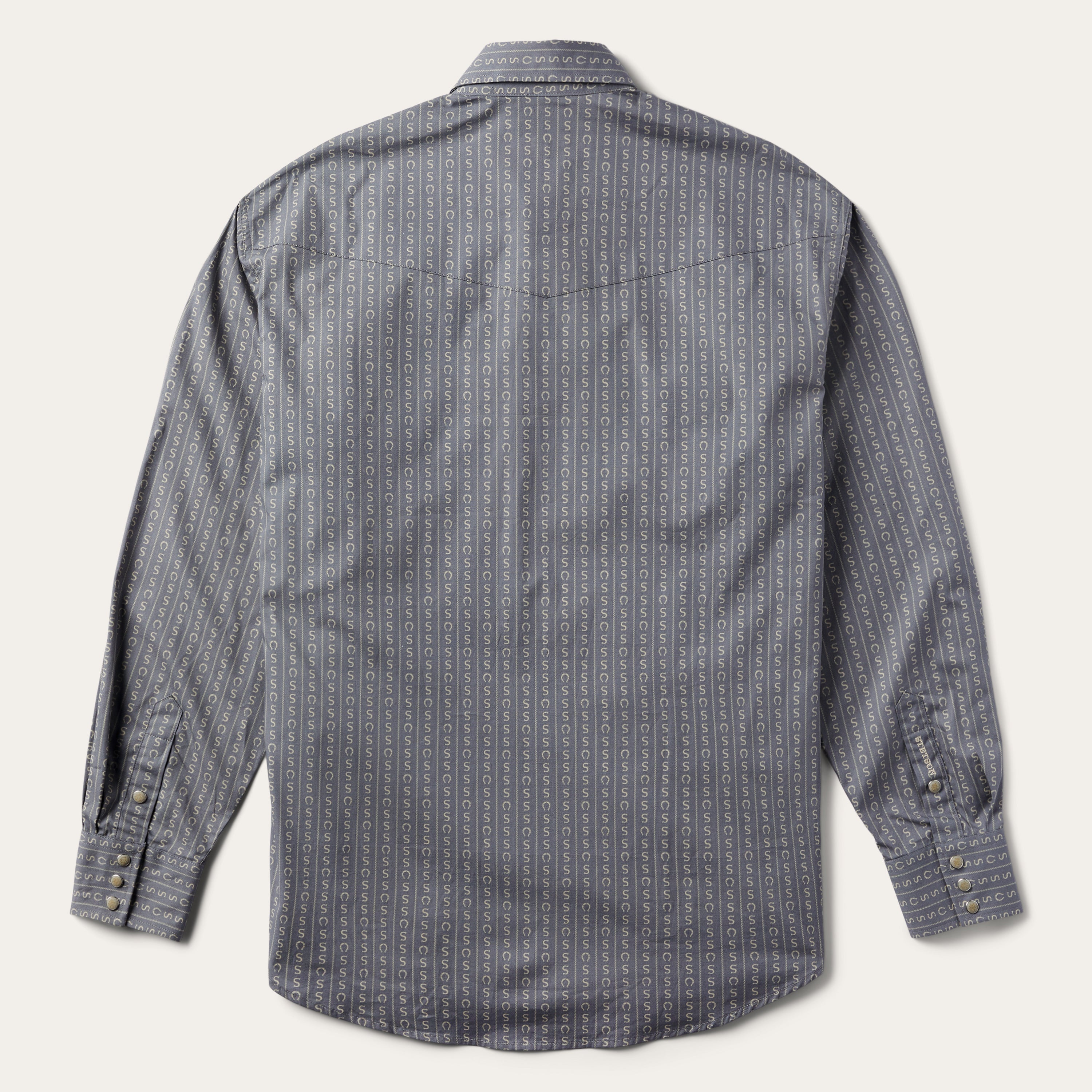 Horseshoe Stripe Print Shirt - Image 2