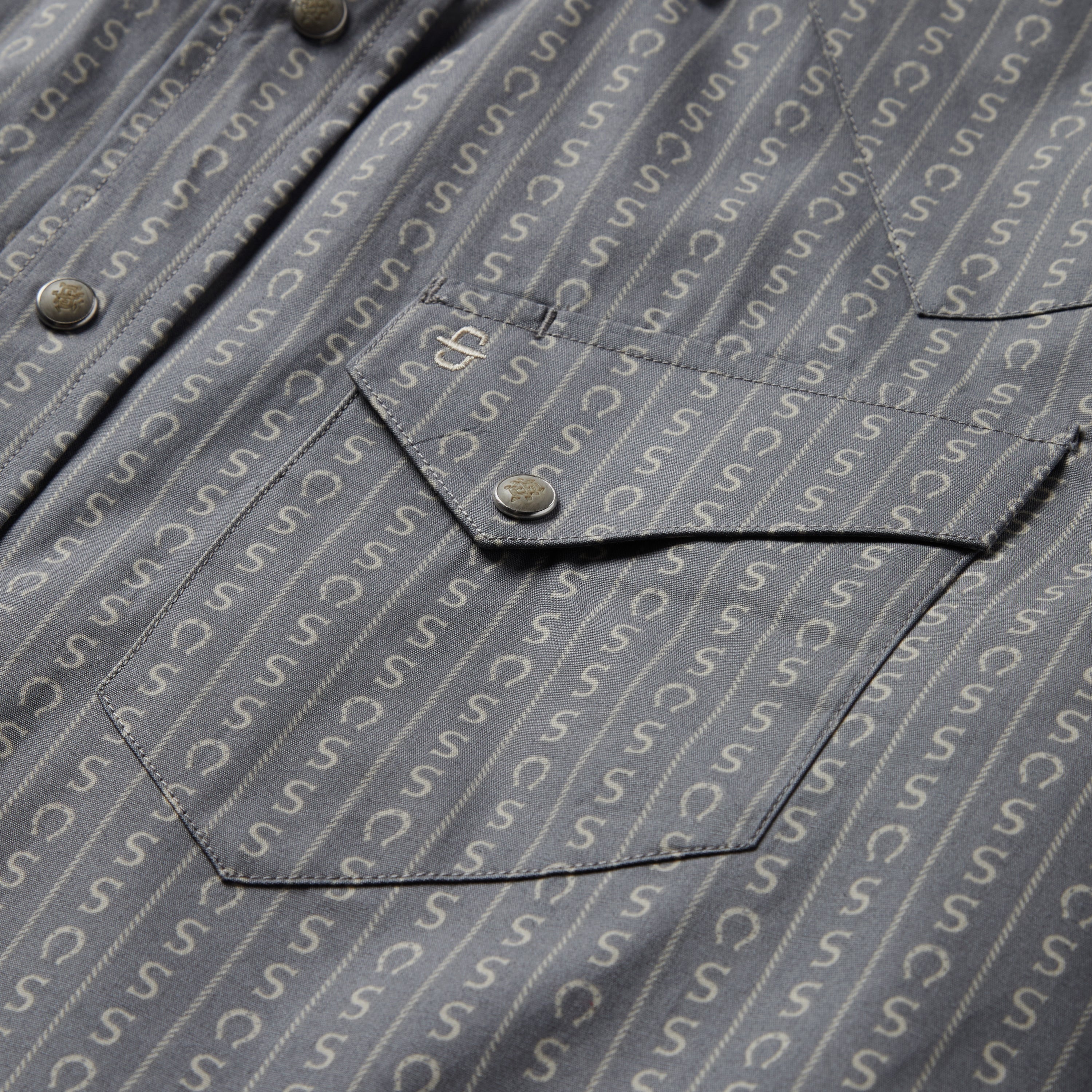 Horseshoe Stripe Print Shirt - Image 4