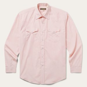 Pink End-On-End Western Shirt