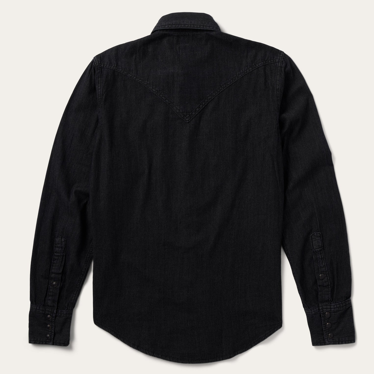 Modern Denim Western Shirt - Image 3