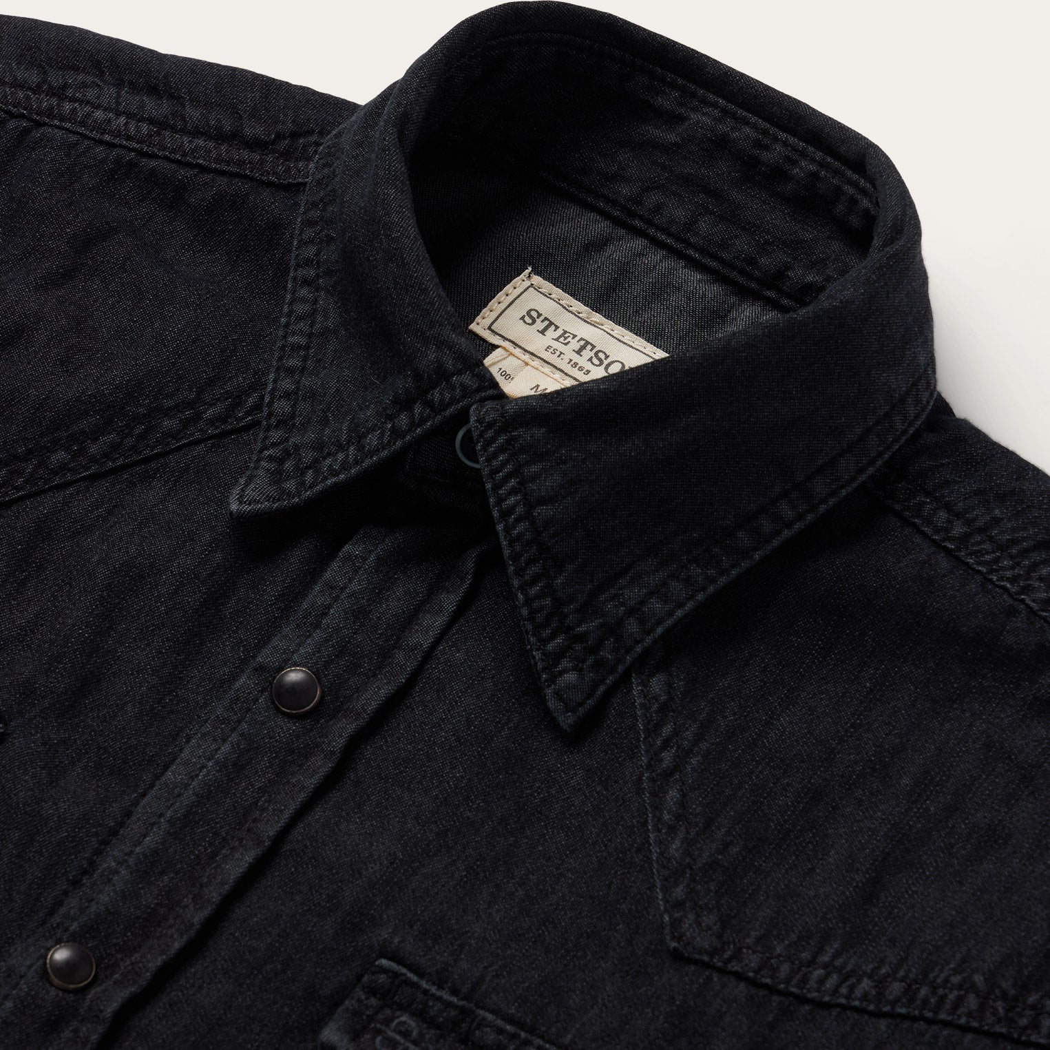Modern Denim Western Shirt - Image 4