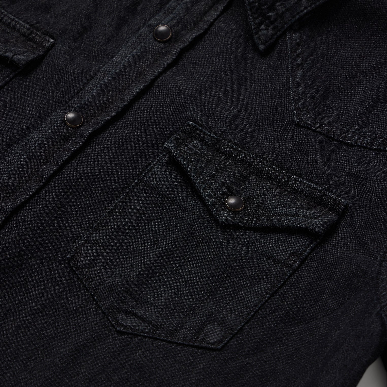 Modern Denim Western Shirt - Image 5