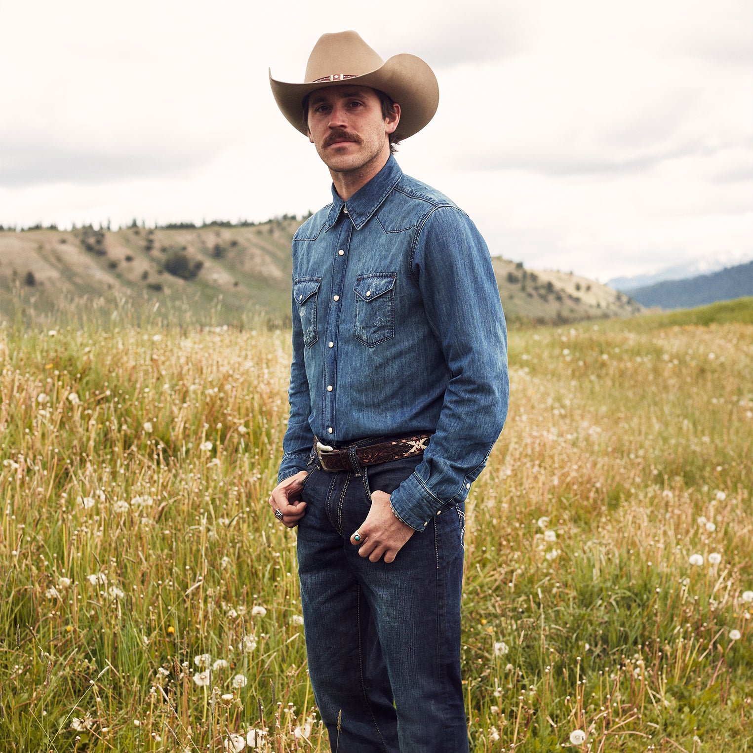 Medium Blue Denim Shirt - Image 2