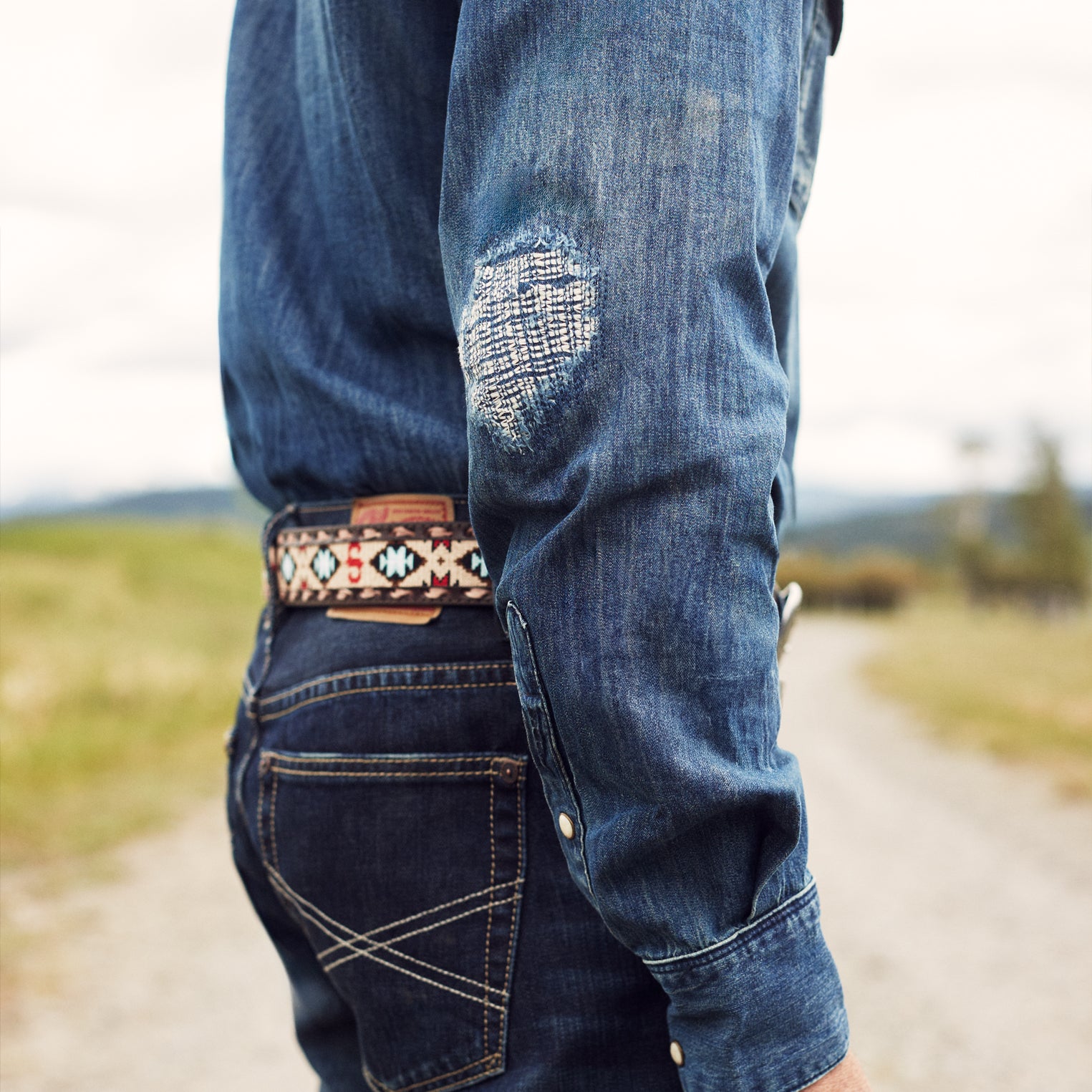 Medium Blue Denim Shirt - Image 4
