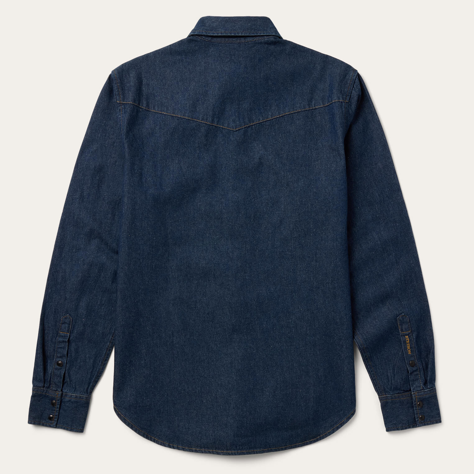 Boot Stitch Raw Denim Shirt - Image 2