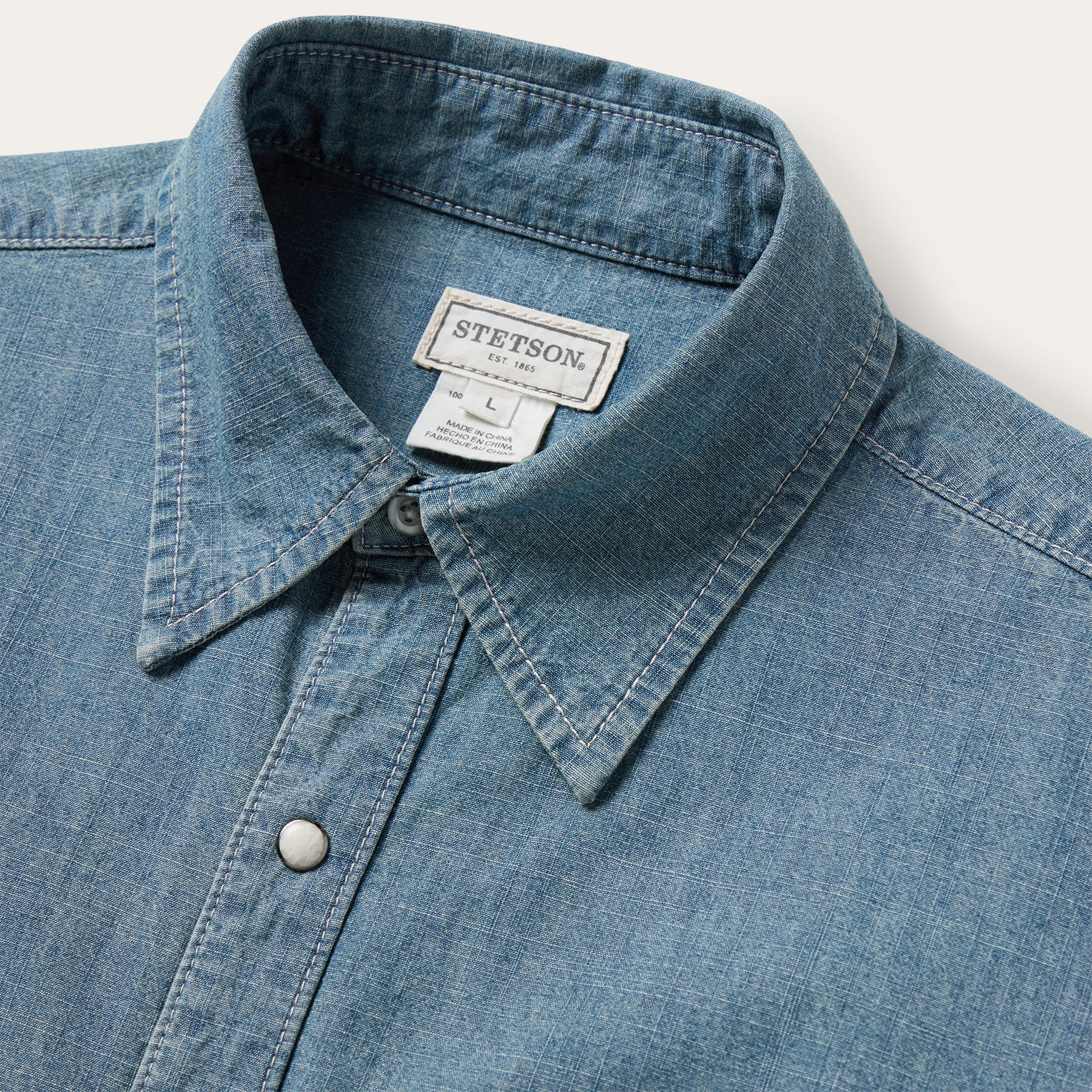 Chambray Denim Shirt - Image 3