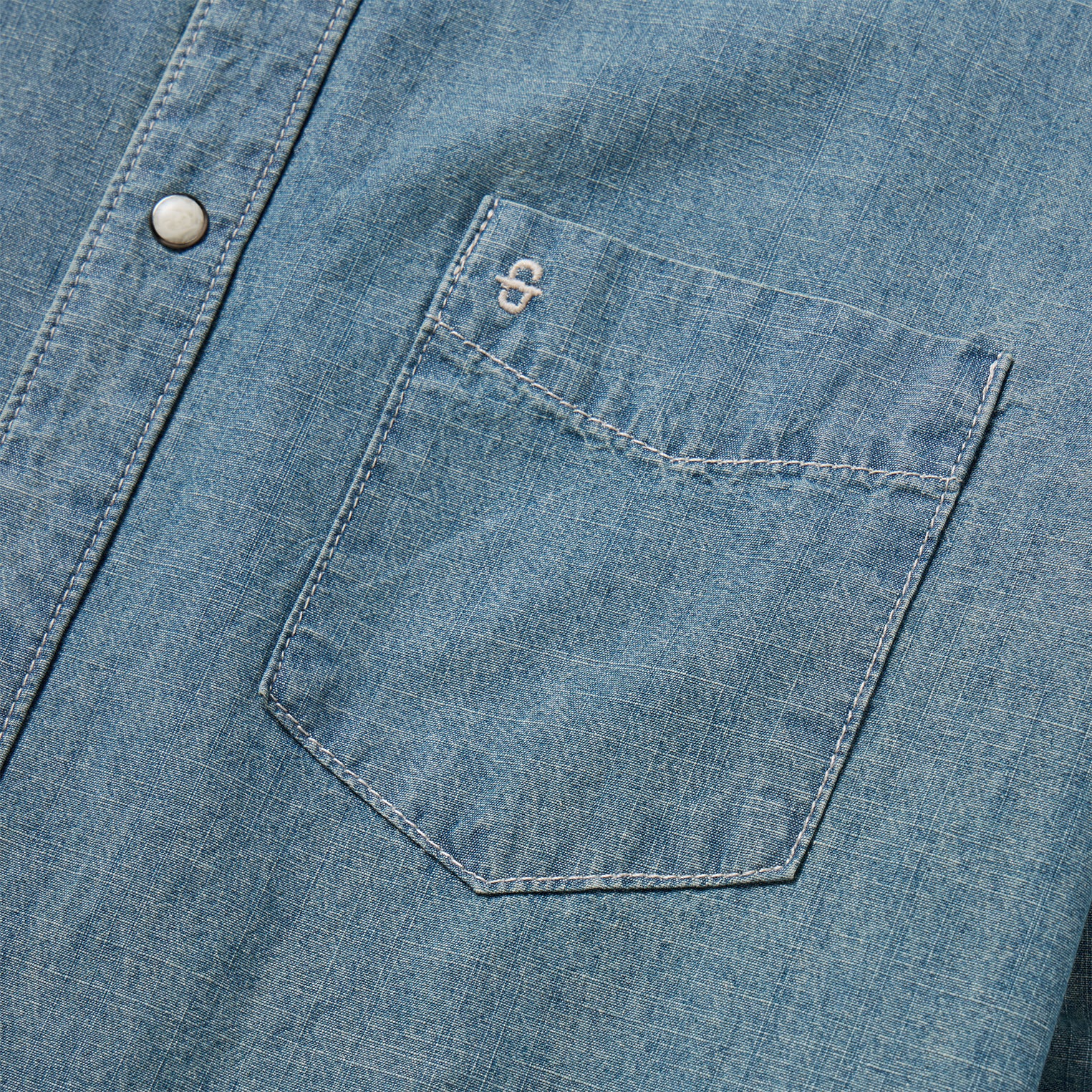 Chambray Denim Shirt - Image 4