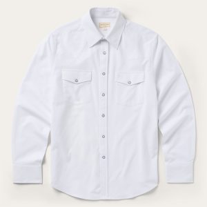 White Oxford Western Shirt
