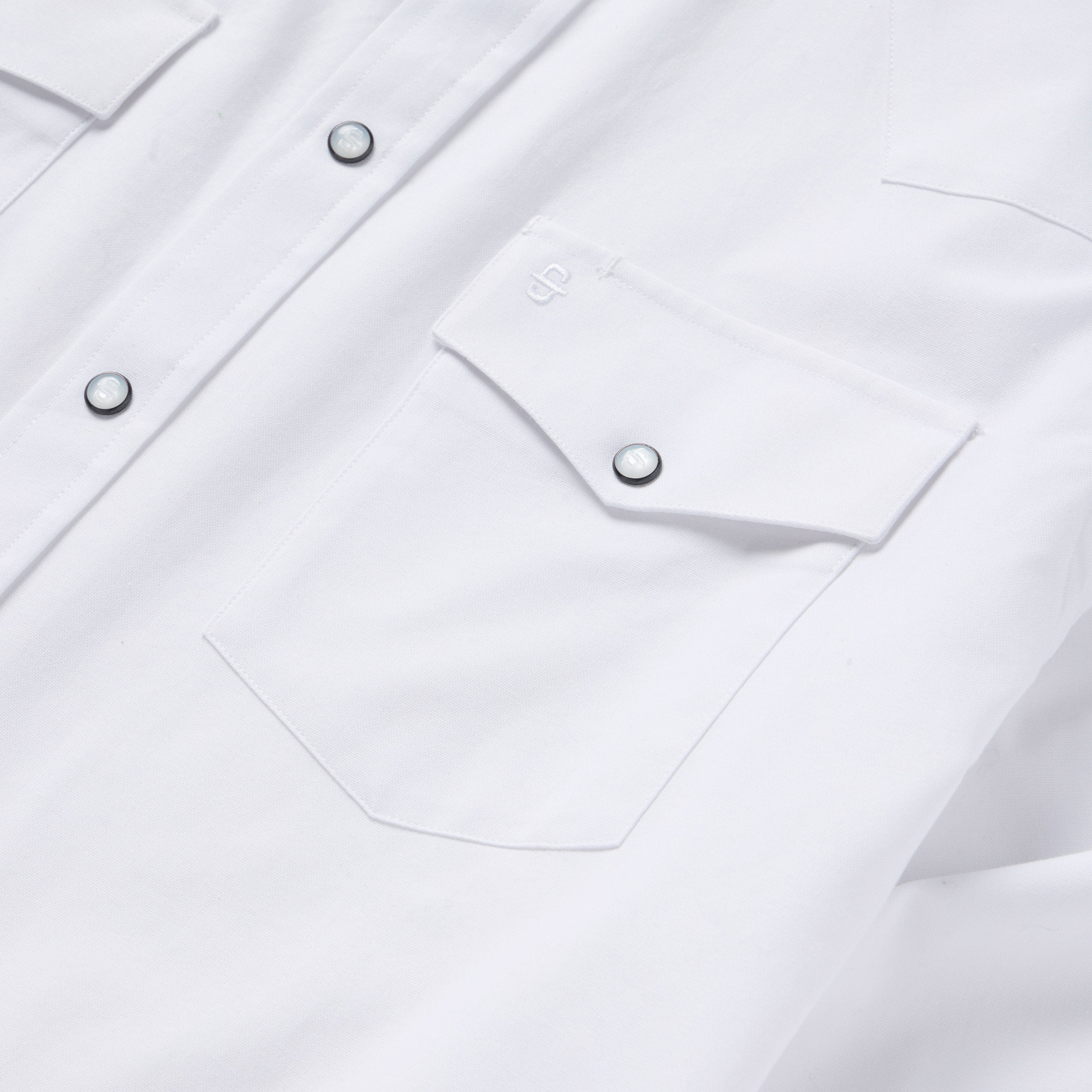 White Oxford Western Shirt - Image 8