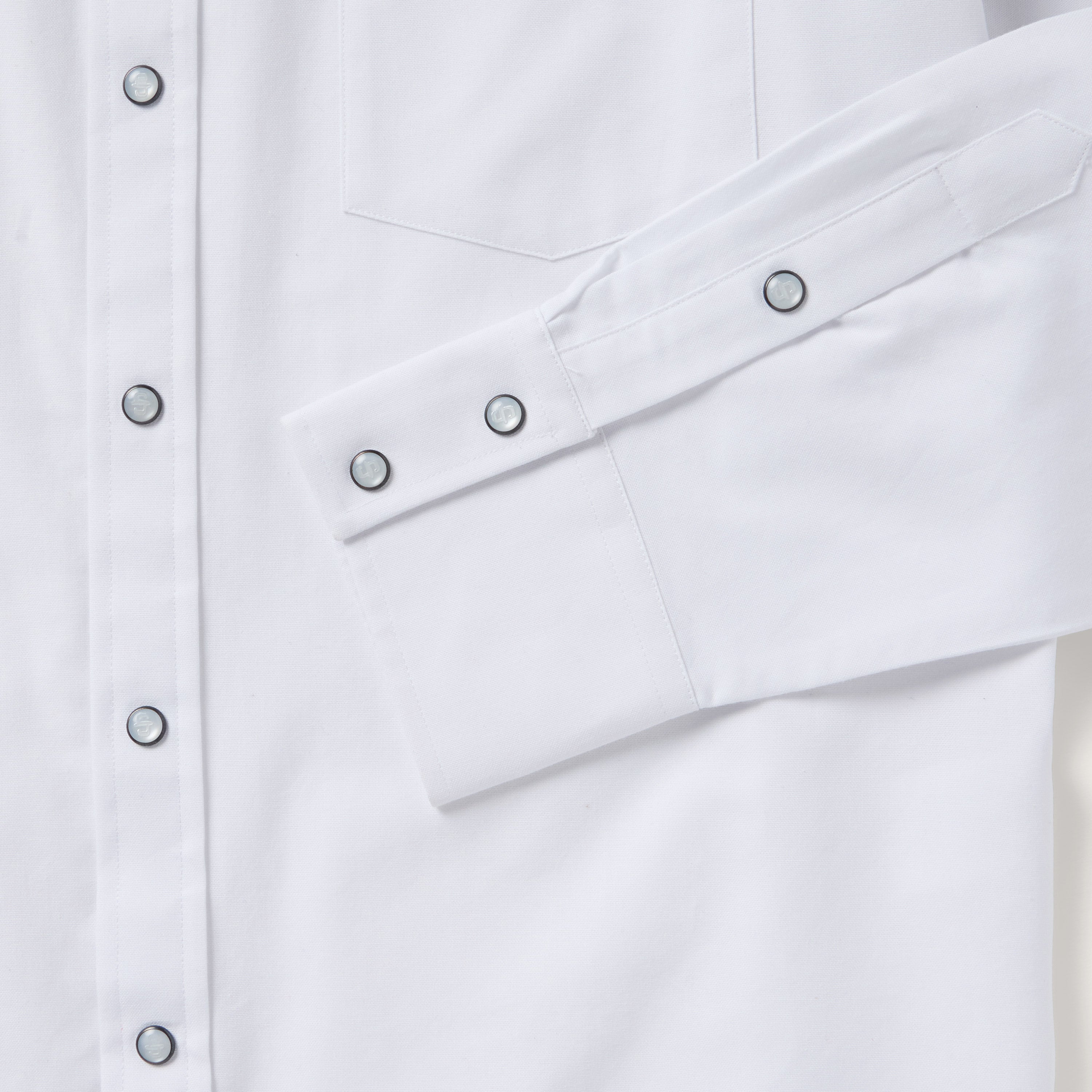 White Oxford Western Shirt - Image 9