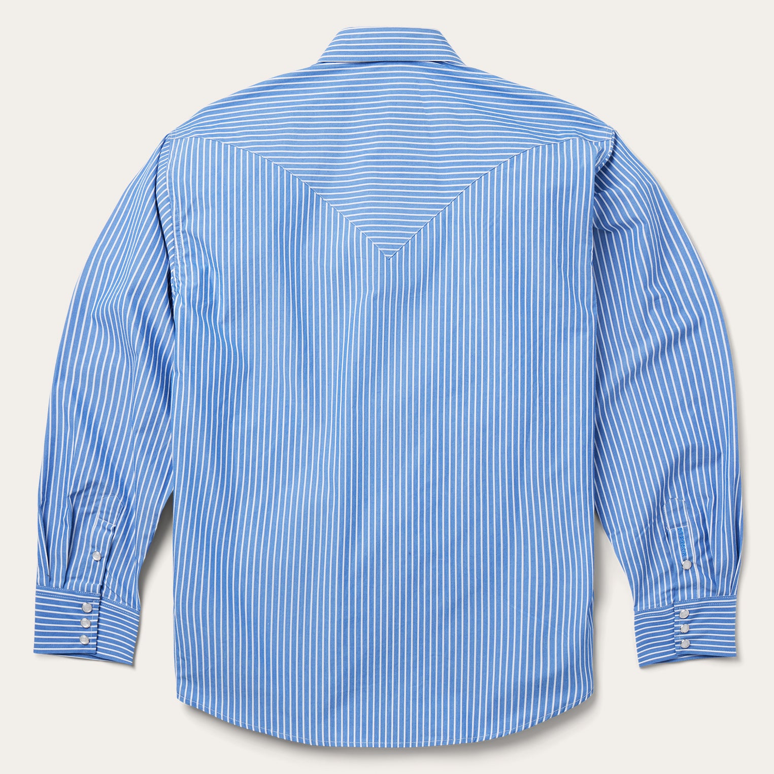 Blue Western Stripe Shirt - Image 2