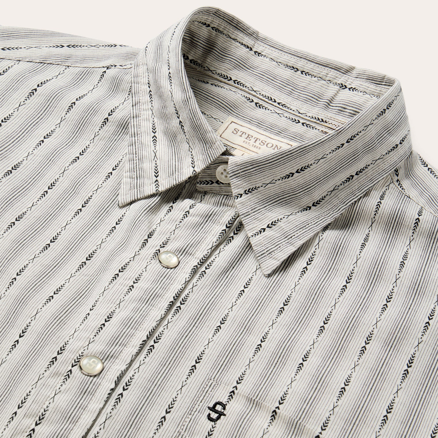 Dobby Stripe Shirt - Image 3