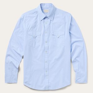 Fine Line Stripe Western Shirt