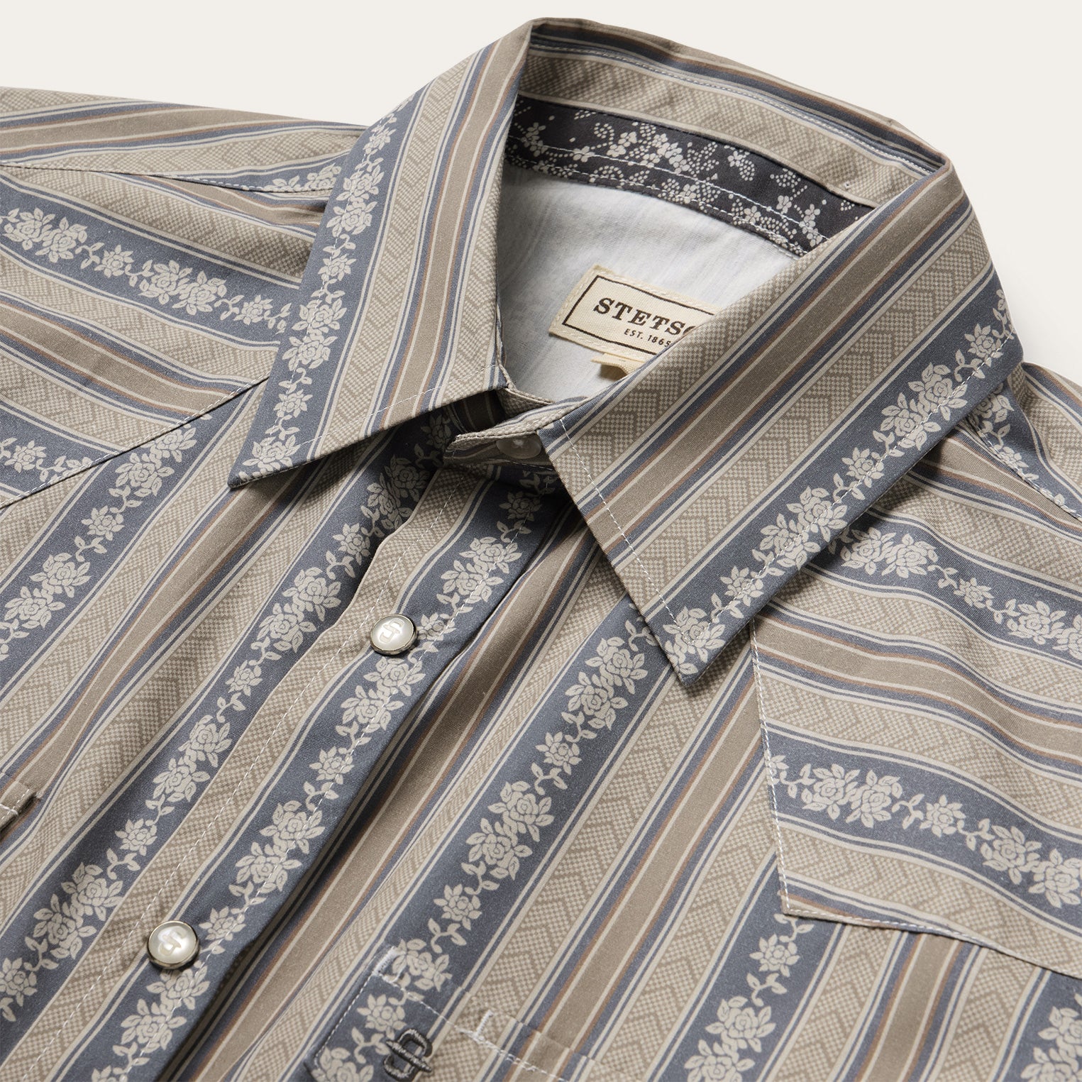 Chevron Stripe Western Shirt - Image 6