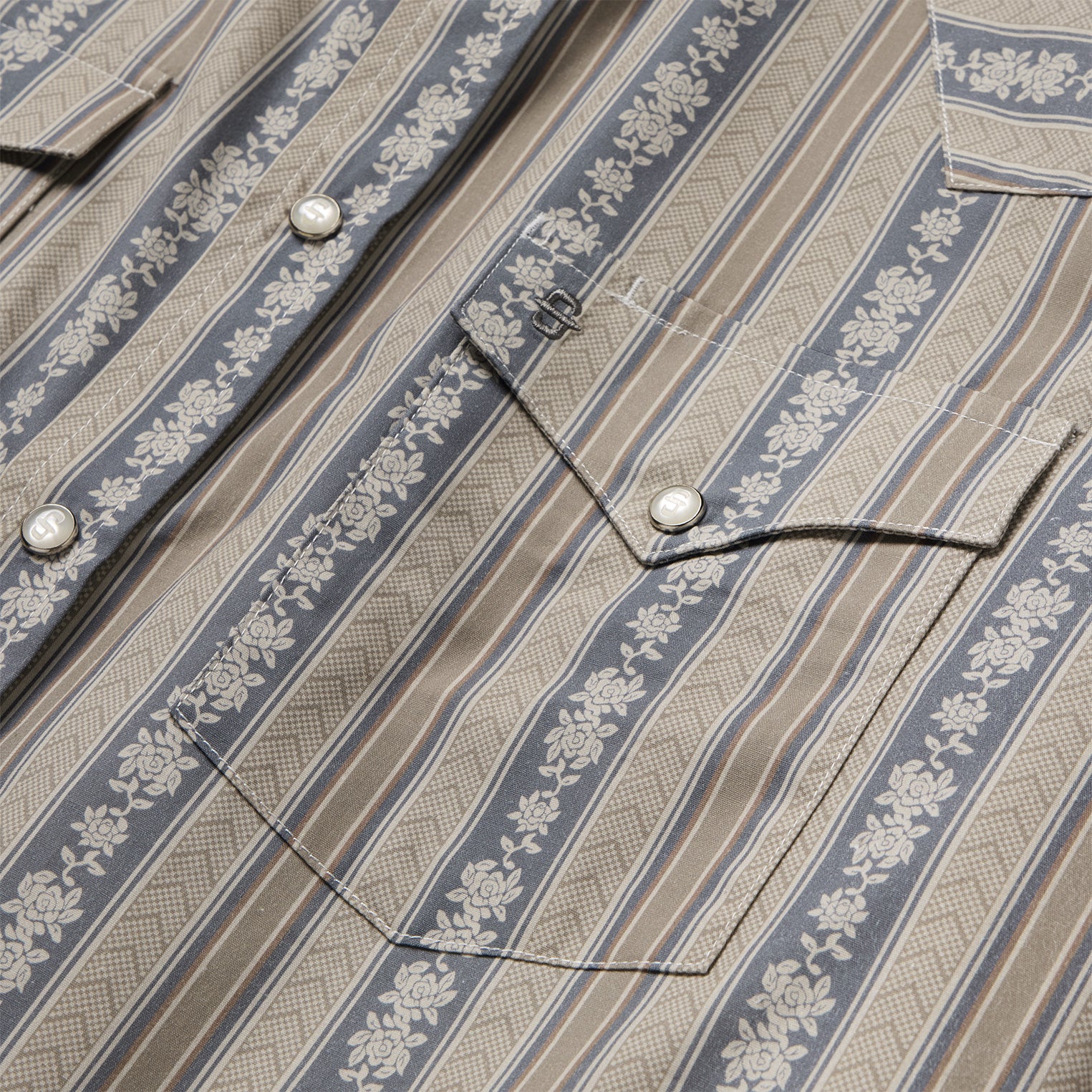 Chevron Stripe Western Shirt - Image 7