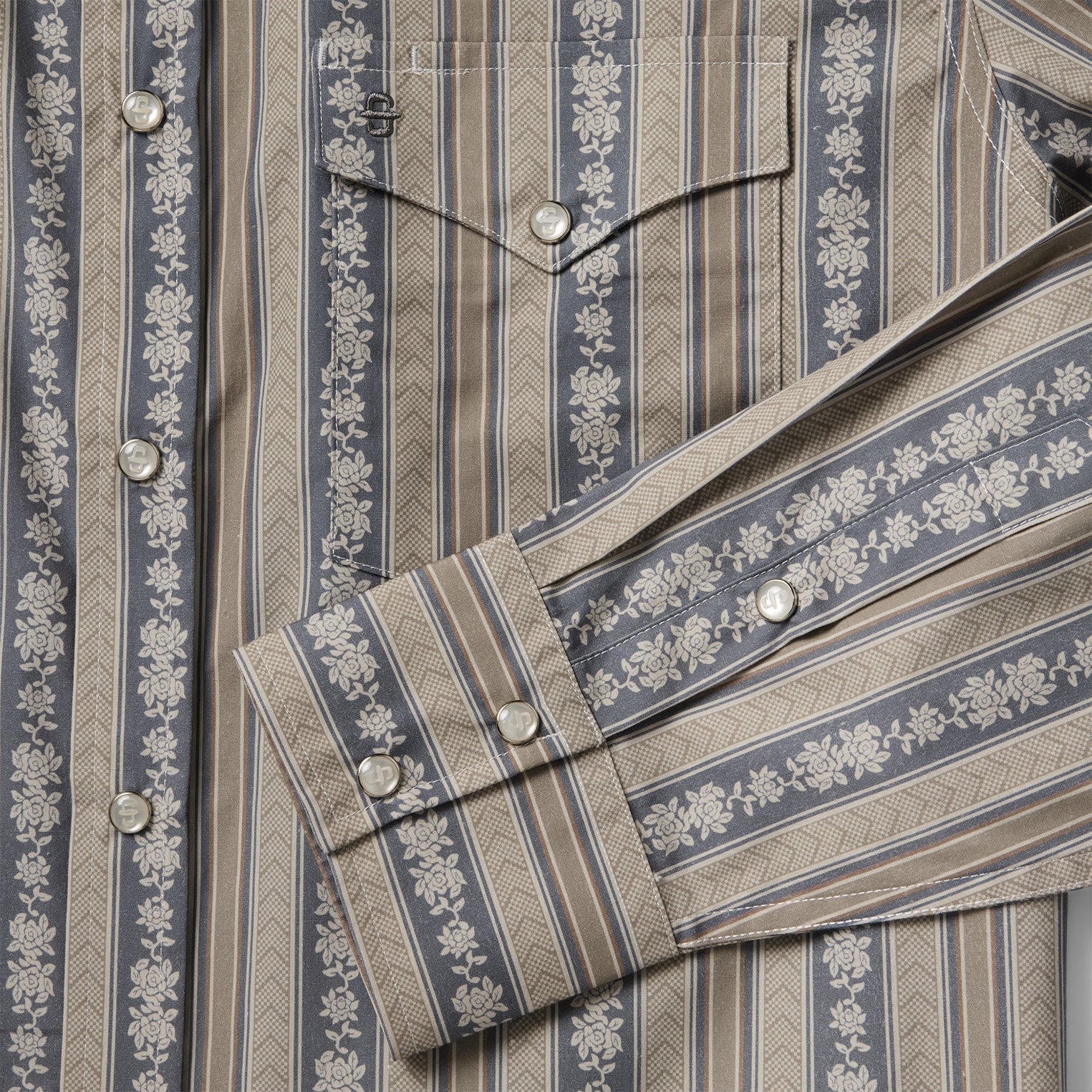 Chevron Stripe Western Shirt - Image 8