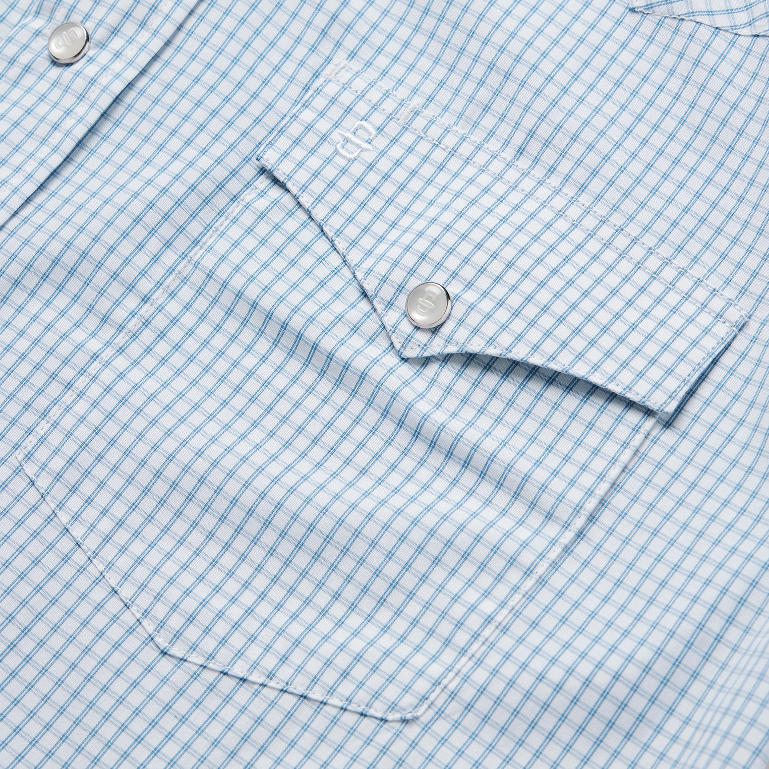 Two Stripe Check Western Shirt - Image 6
