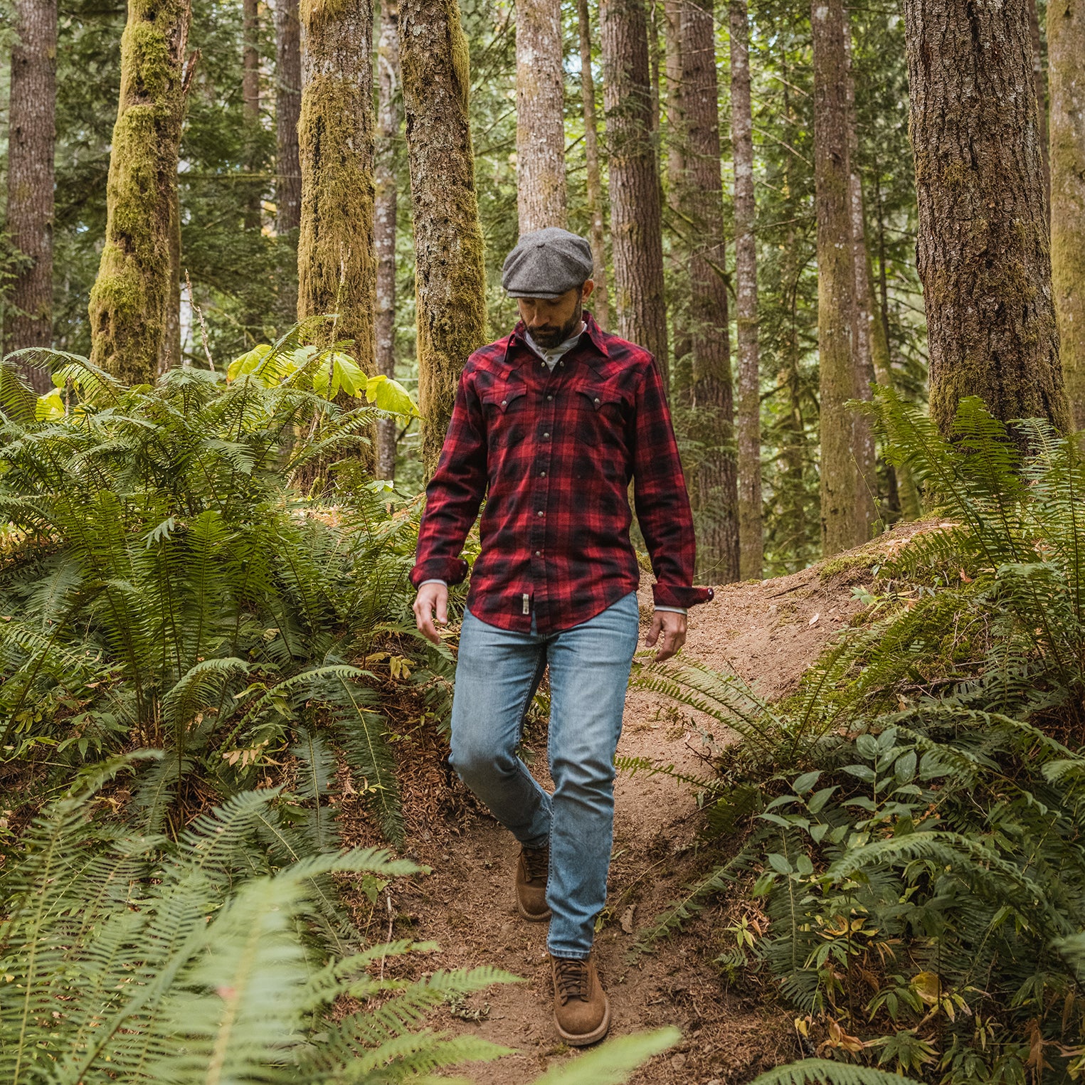 Brushed Twill Plaid Shirt - Image 2