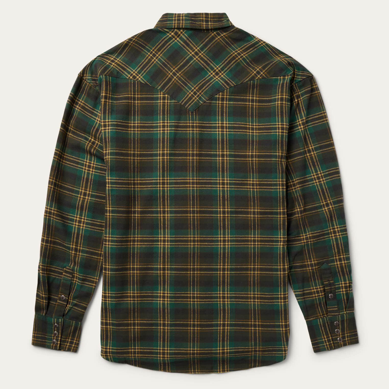 Brushed Flannel Western Shirt - Image 2