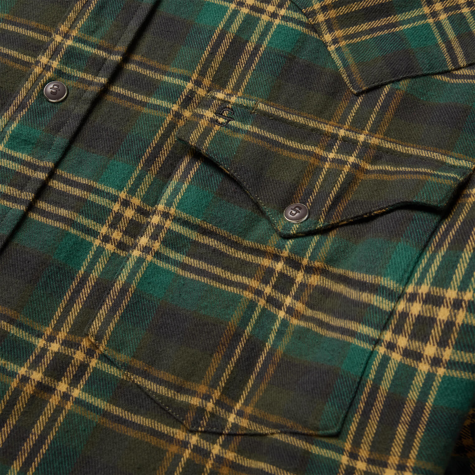 Brushed Flannel Western Shirt - Image 4