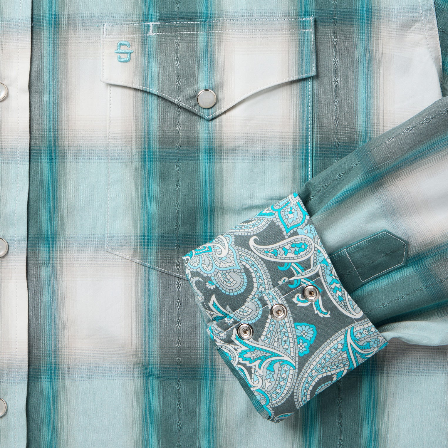 Bluebird Plaid Western Shirt - Image 6