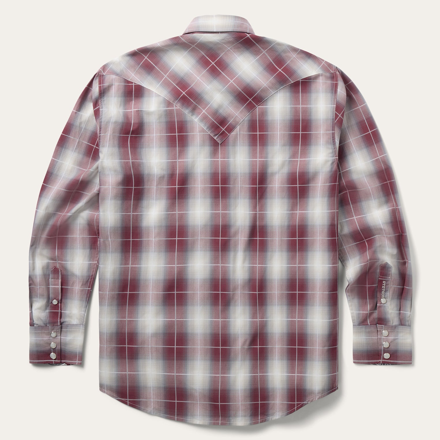 Ombre Plaid Western Shirt - Image 4
