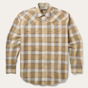 Gold Dust Plaid Western Shirt