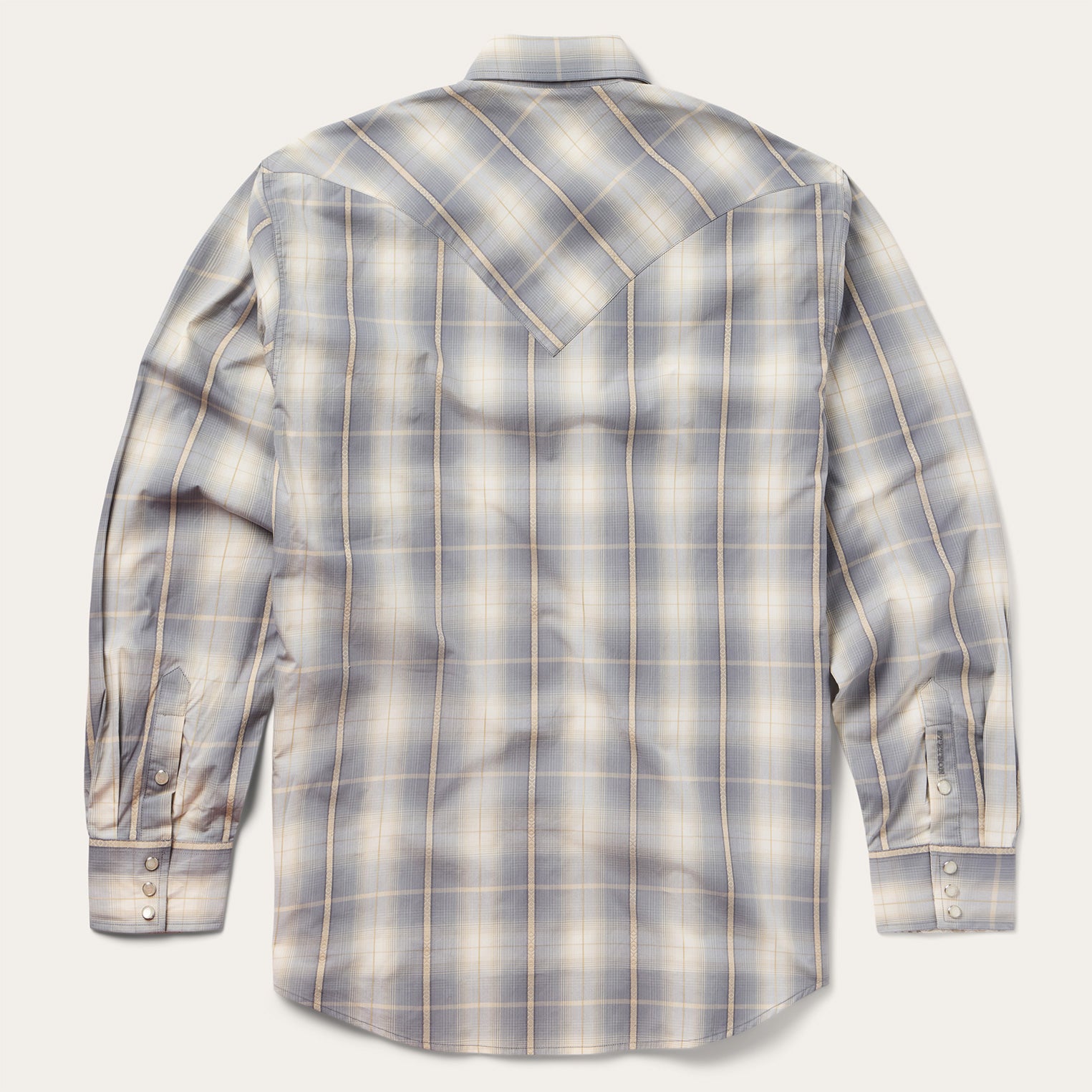 Smoke Diamonds Plaid Western Shirt - Image 2