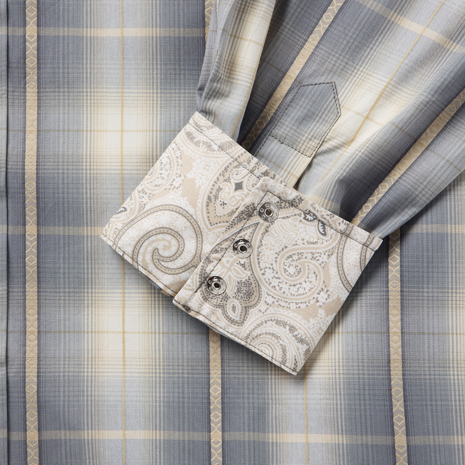 Smoke Diamonds Plaid Western Shirt - Image 5