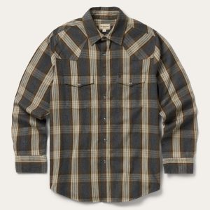 Heather Plaid Western Shirt