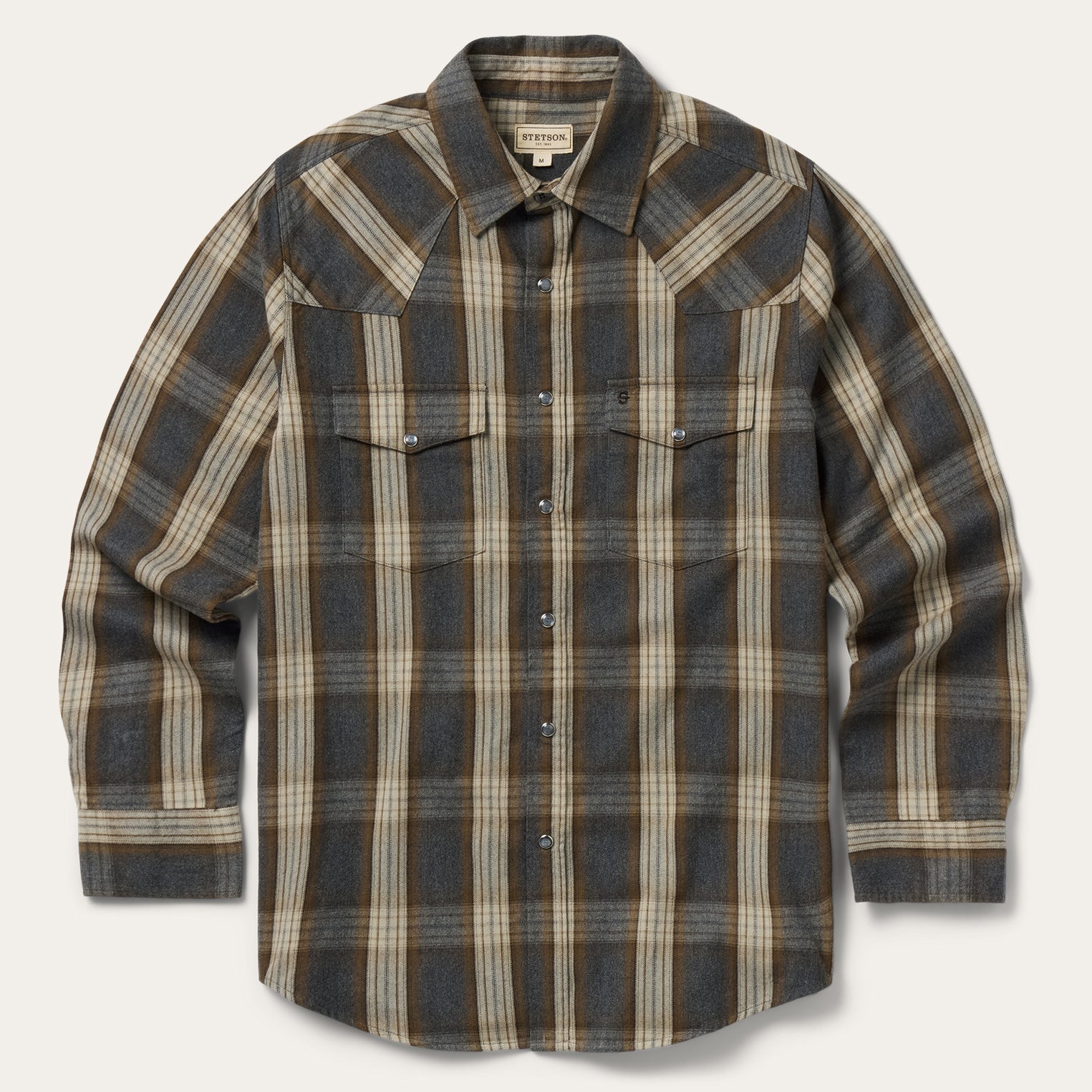Heather Plaid Western Shirt