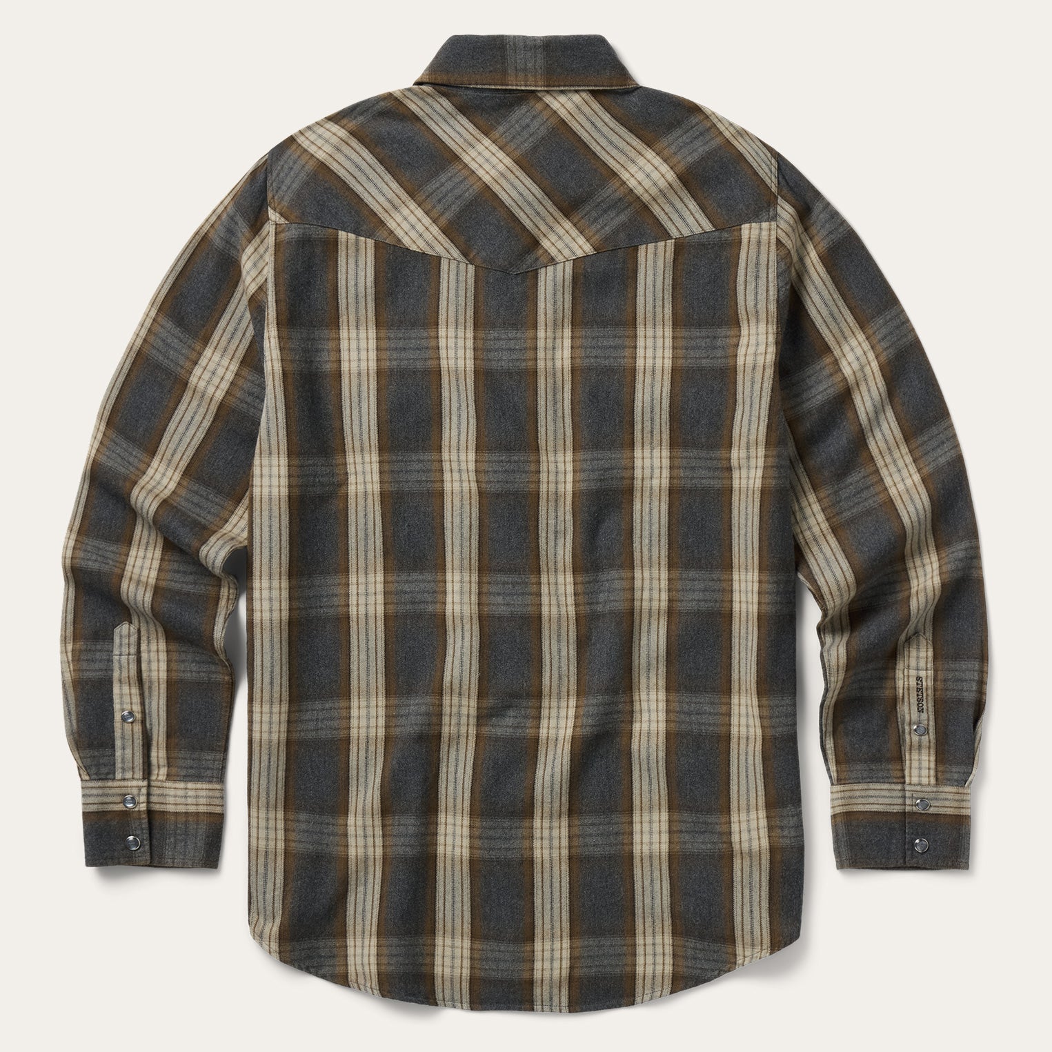 Heather Plaid Western Shirt - Image 4