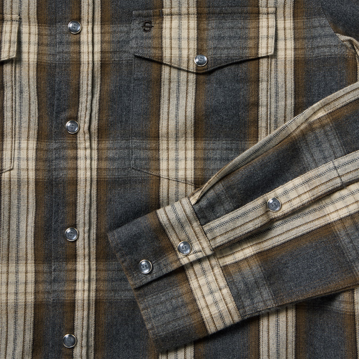 Heather Plaid Western Shirt - Image 7