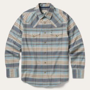 Ombre Stripe Western Shirt